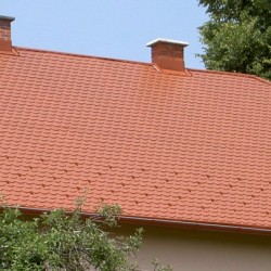Snegobrani na kovinski strehi Hosekra