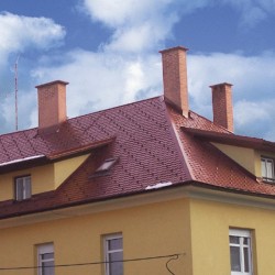 Snegobrani na kovinski strehi Hosekra