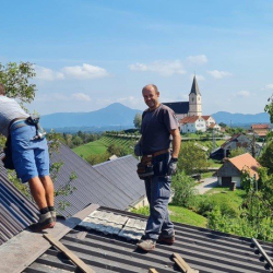 Montaža trapezne kritine Hosekra TP20 